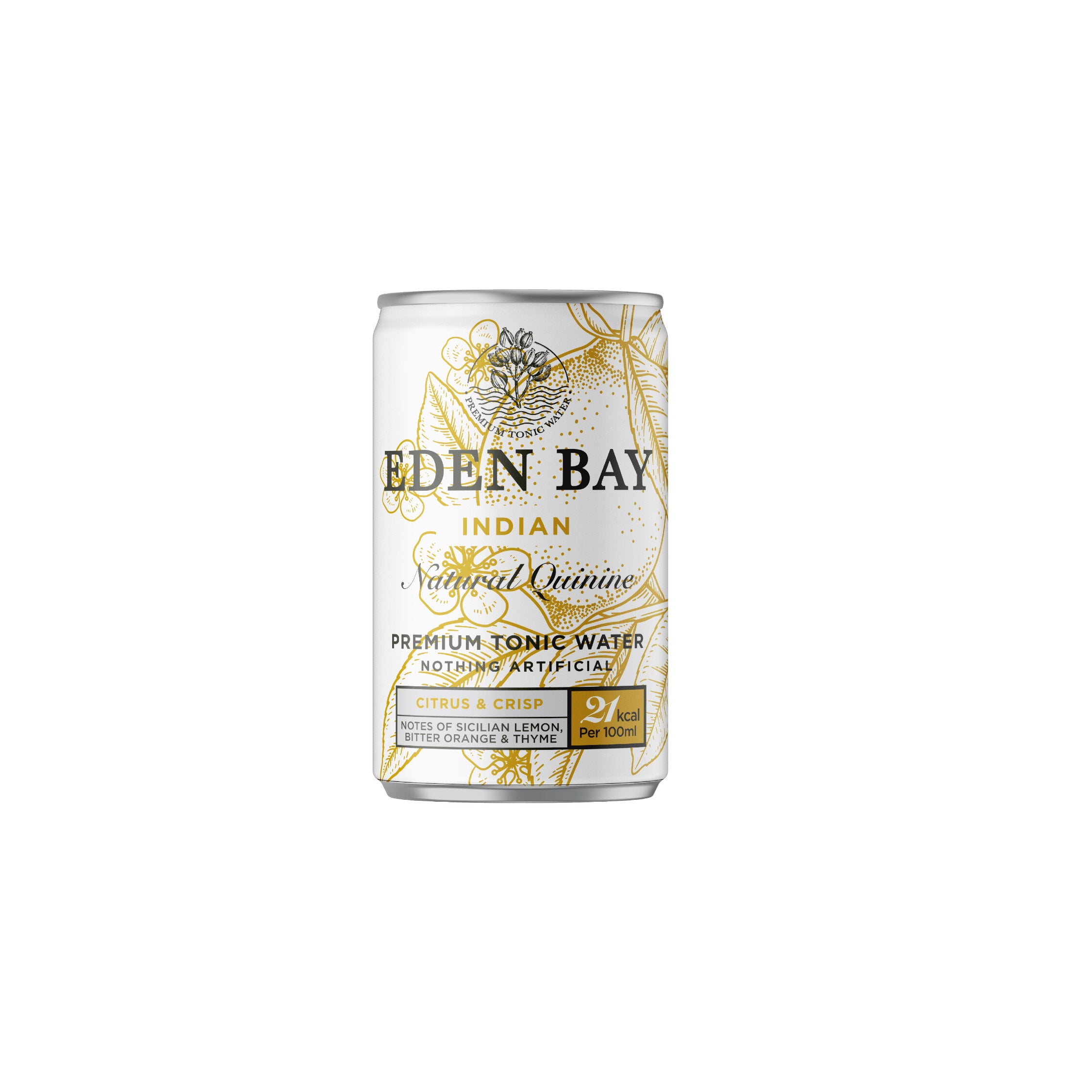 Eden Bay Premium Indian Tonic Water 24 x 150ml Cans